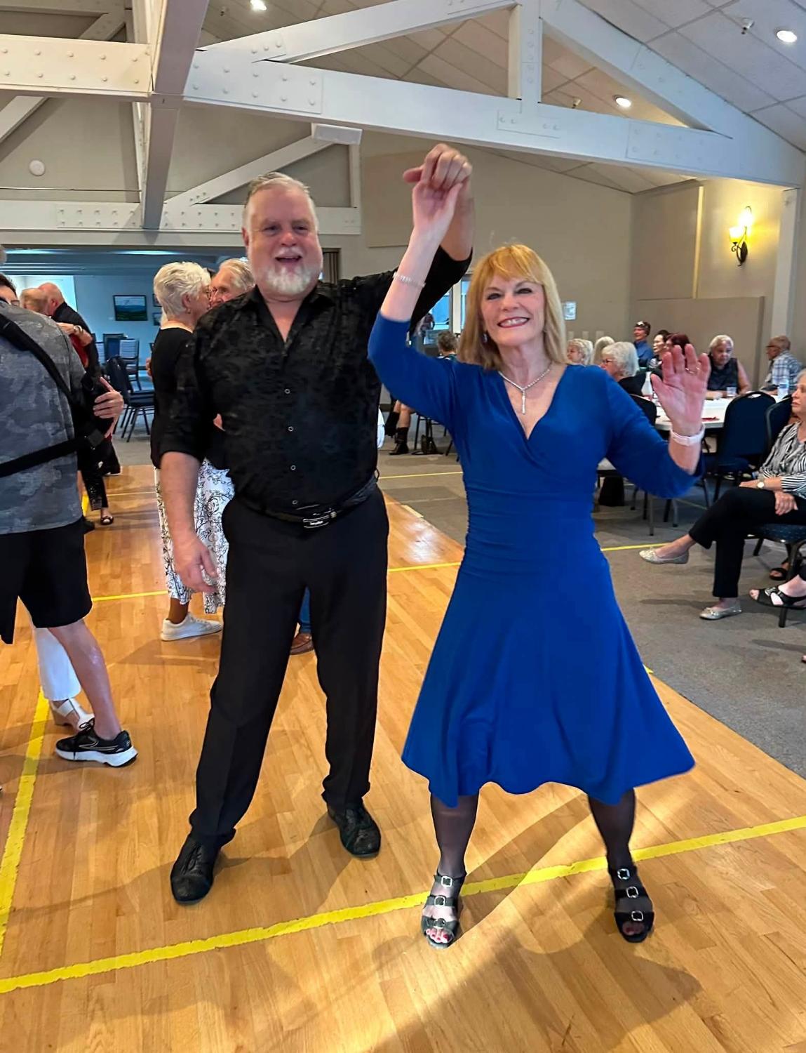 Frank and Jan dancing together